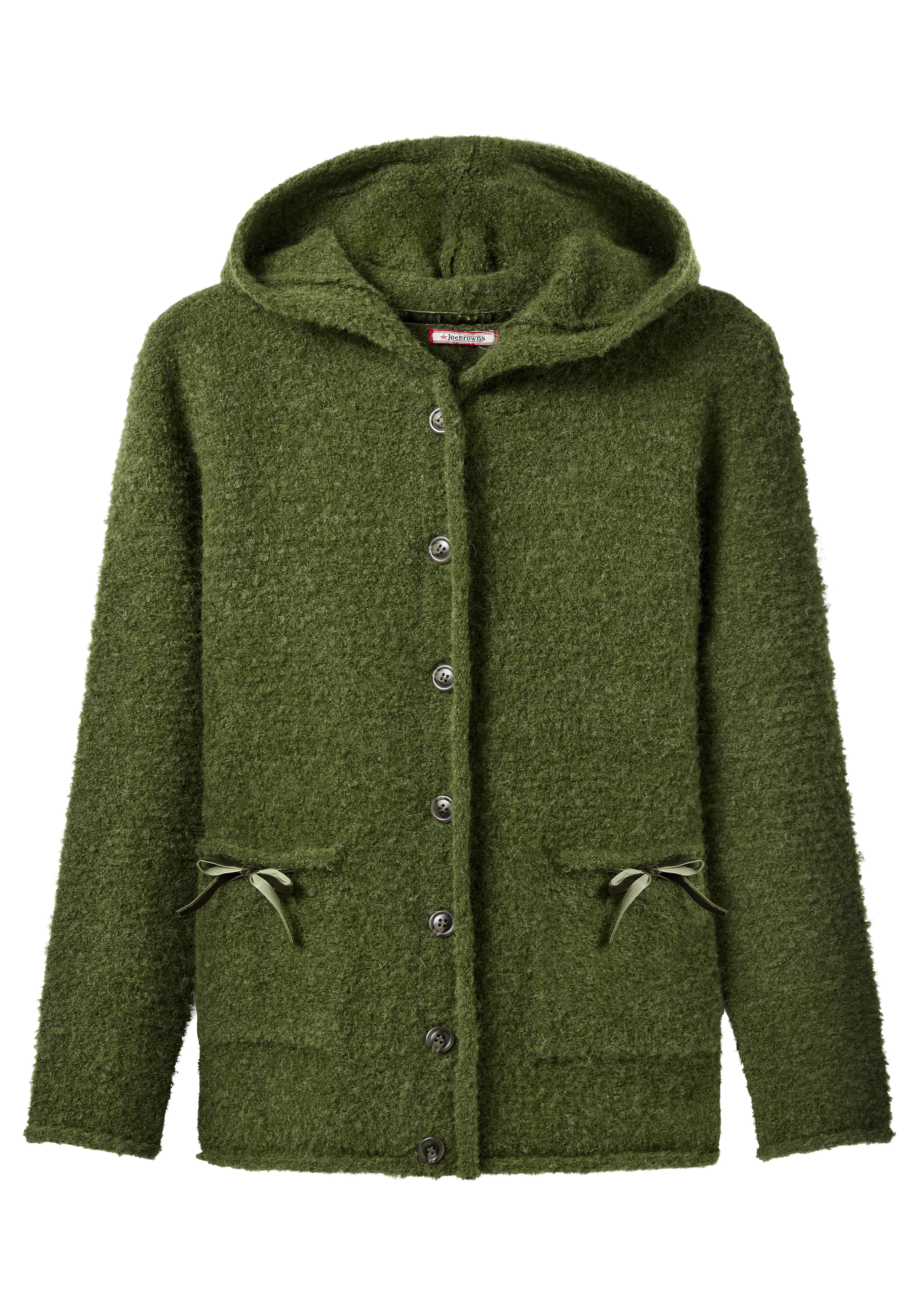 Hooded Sweater Jacket, MOSS, alternate image number 3
