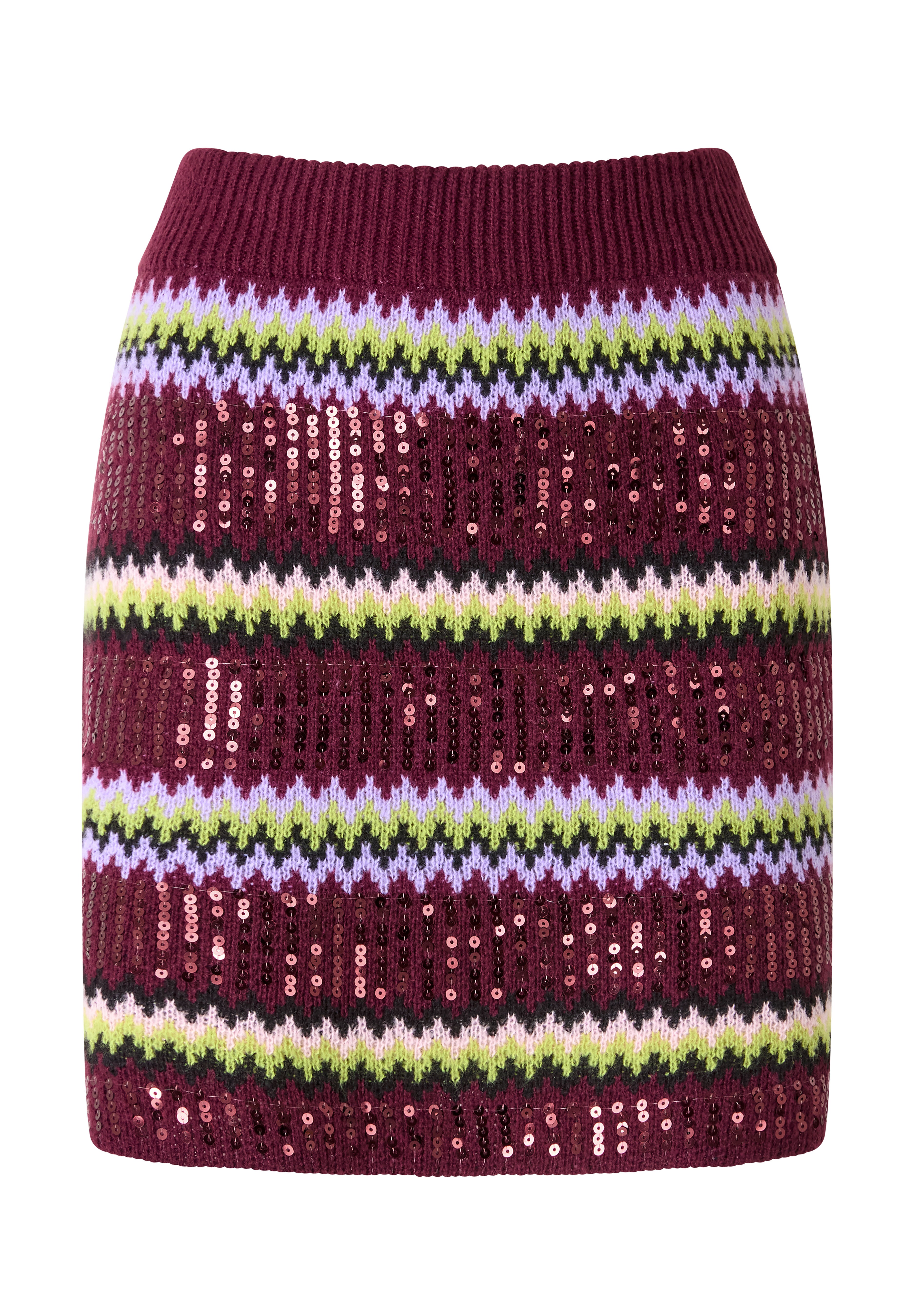 Sequin Sweater Skirt, SEQUIN STRIPES, alternate image number 4