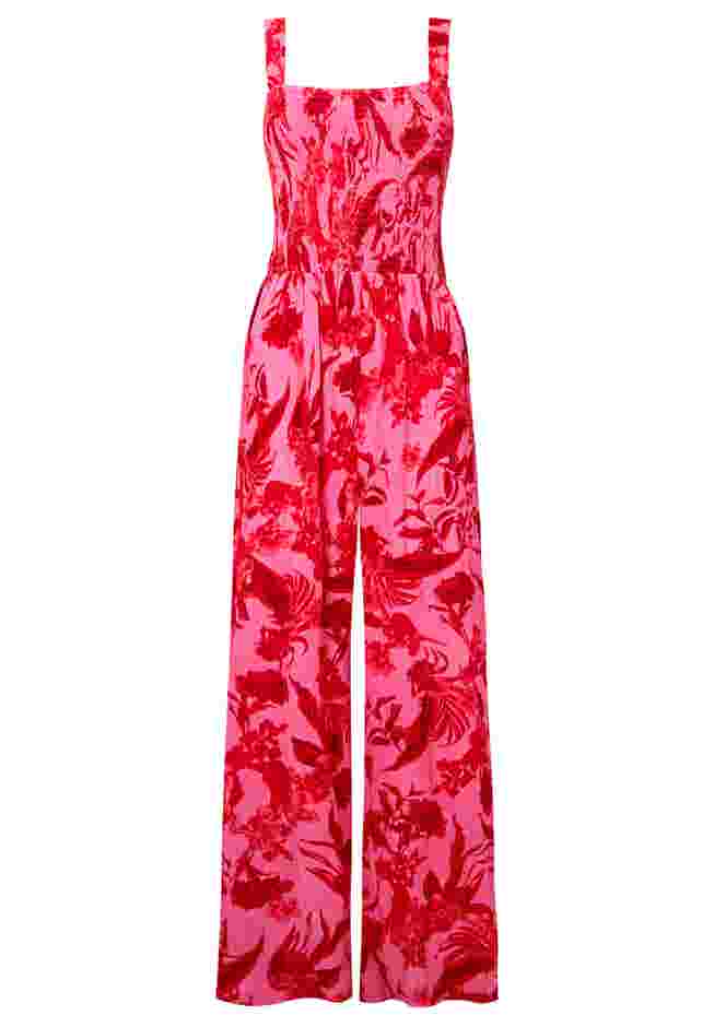 Smocked Crinkle Jumpsuit image number 2