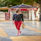 Stretch Denim Capri Pant image number null