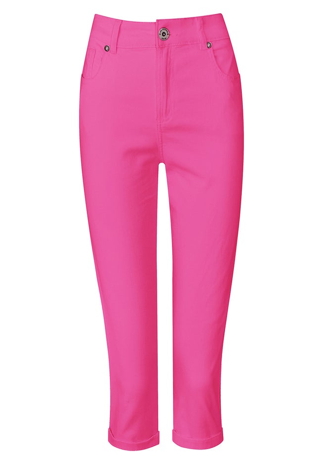 Stretch Denim Capri Pant image number 3