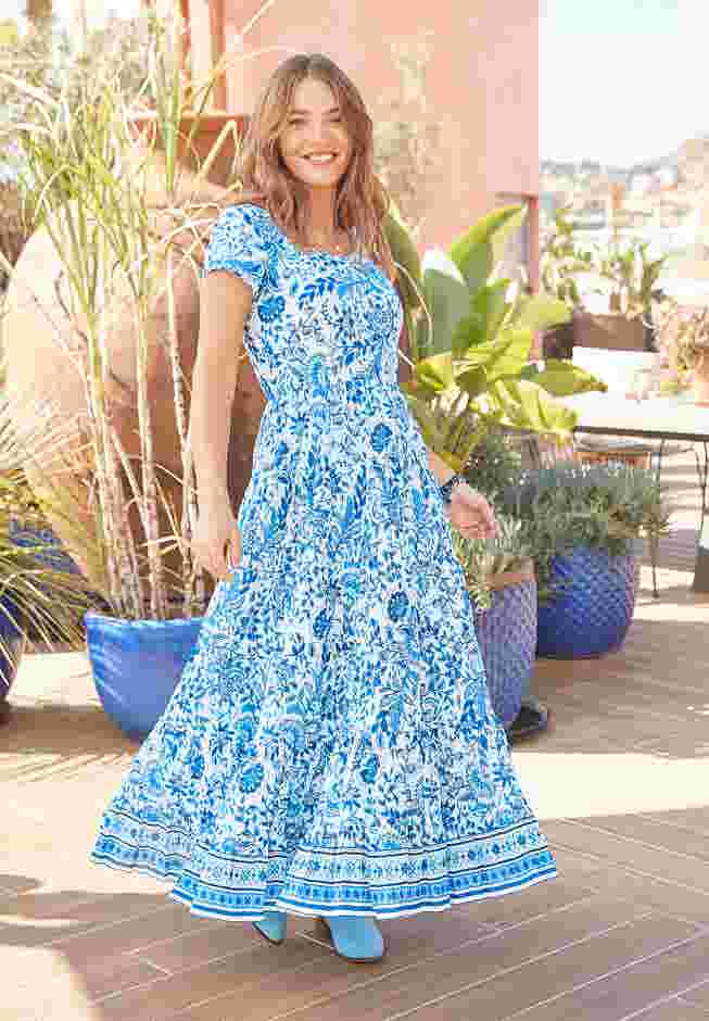 Cotton Maxi Dress image number 0