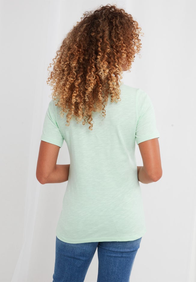 Stretch Cotton Graphic Tee image number 1