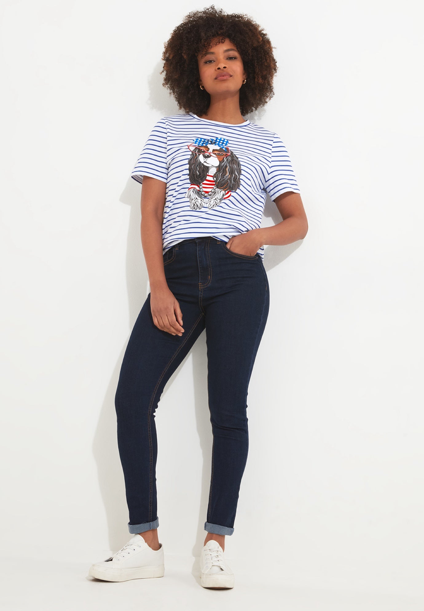 Stretch Cotton Graphic Tee image number 2