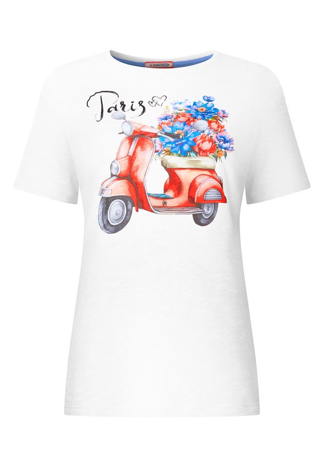 Stretch Cotton Graphic Tee image number 1