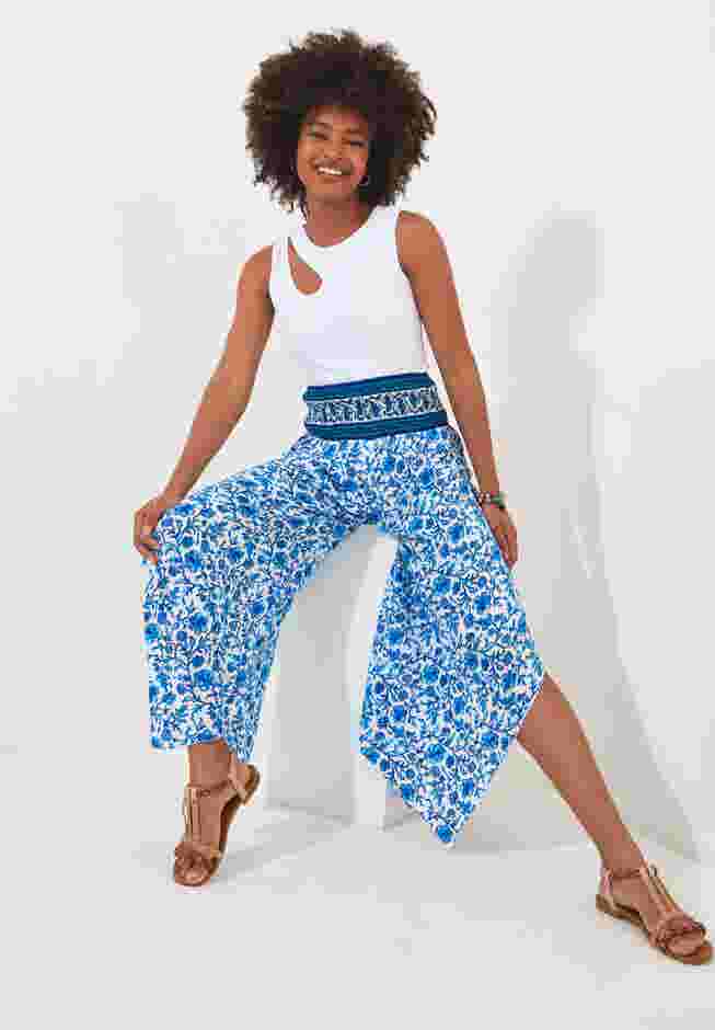 Flowy Crop Beach Pant image number 4