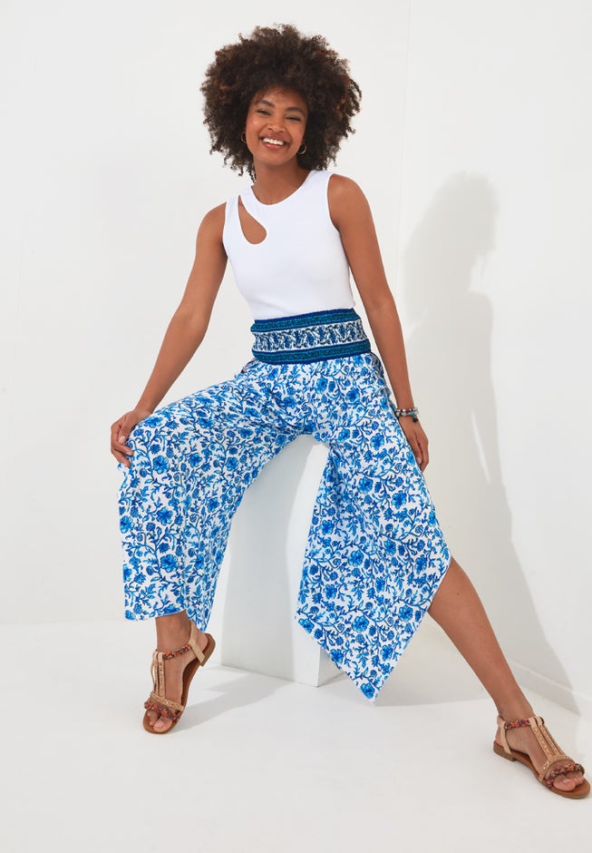 Flowy Crop Beach Pant image number 4