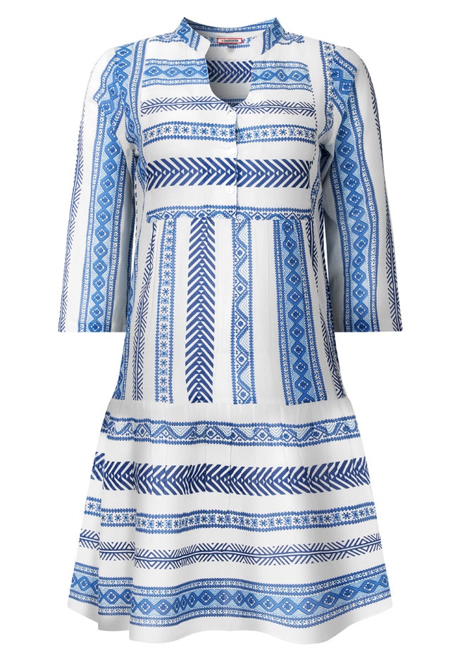 Ruffle Hem Cotton Tunic image number 2