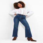Stretch Denim Bootcut Jean image number null