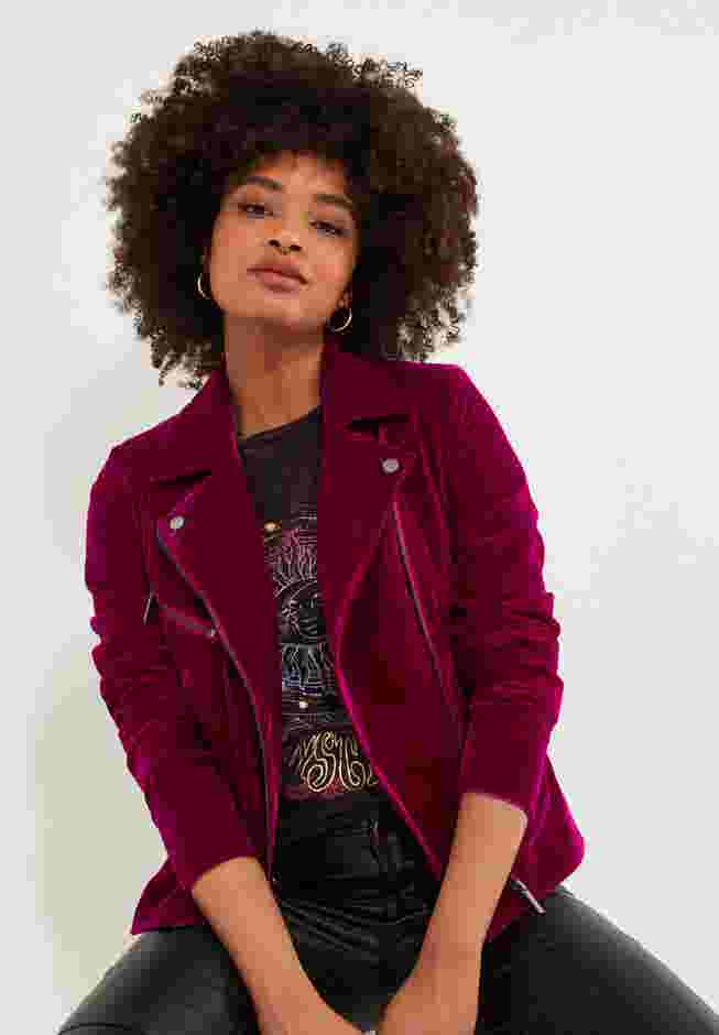 Velor Moto Jacket image number 0