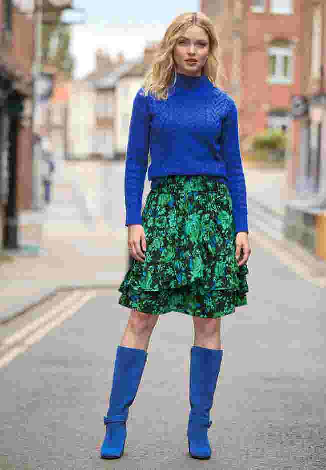 Flowy Ruffle Skirt image number 0