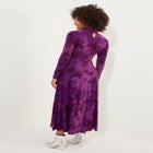 Mockneck Burnout Midi Dress image number null