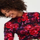 Stretch Knit Mockneck image number null