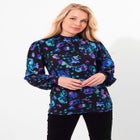 Stretch Knit Mockneck image number null