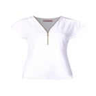 Stretch Knit Half Zip Tee image number null
