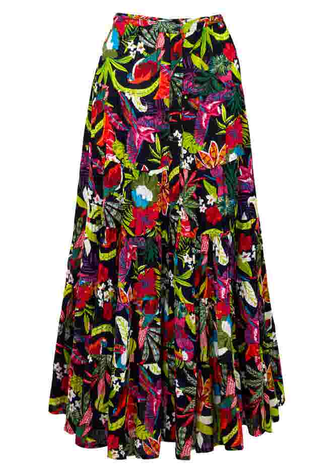 Tiered Maxi Skirt image number 1