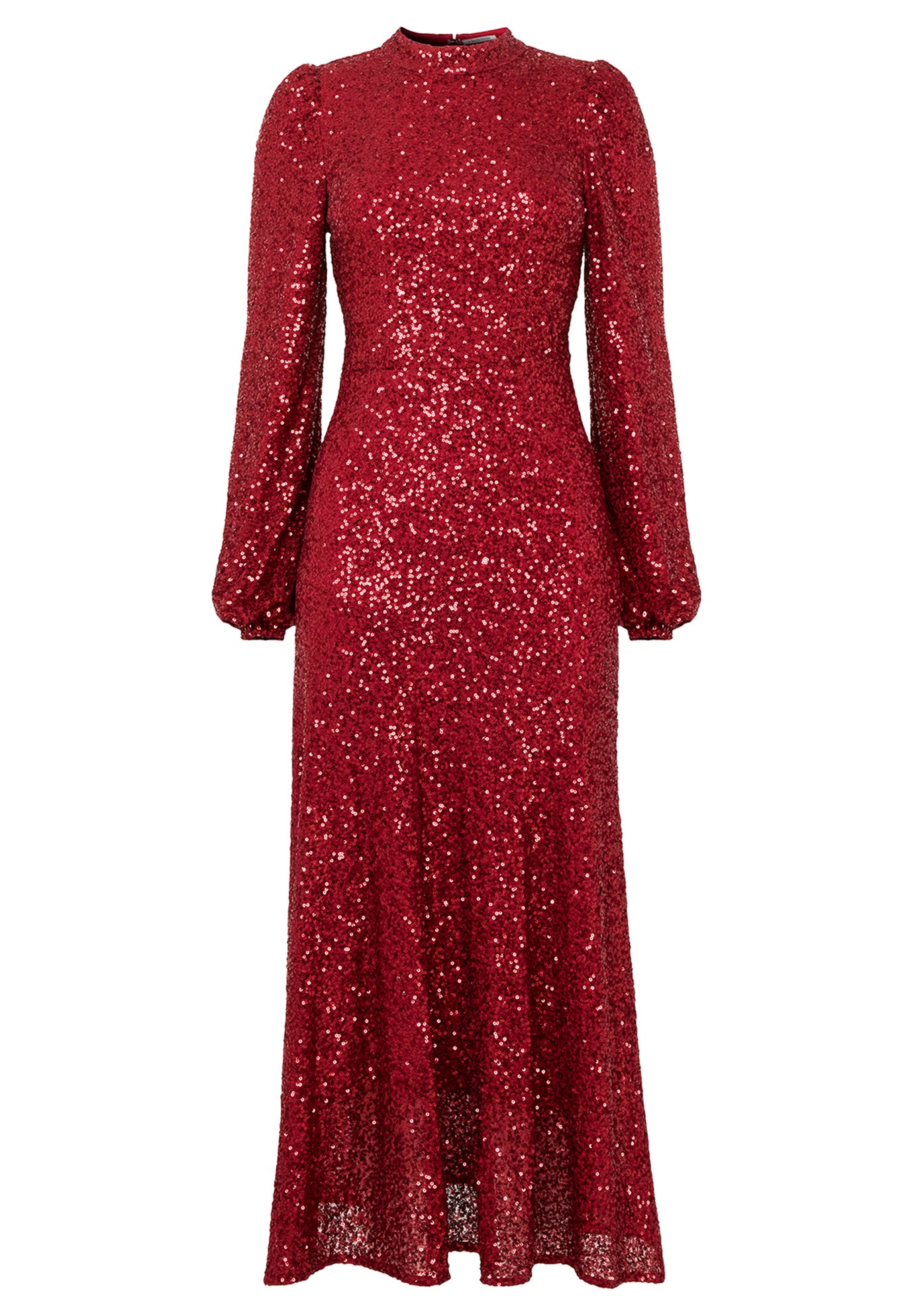 A-Line Sequin Midi Dress image number 1