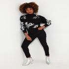 Mockneck Shimmer Sweater image number null