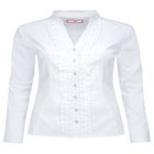 Cotton Ruffle Shirt image number 1