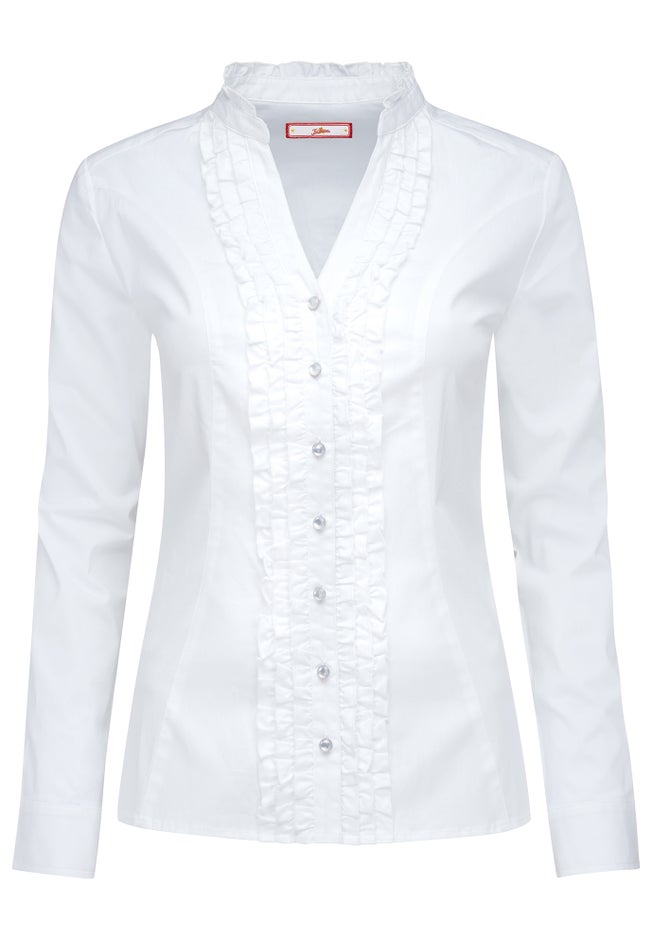 Cotton Ruffle Shirt image number 1