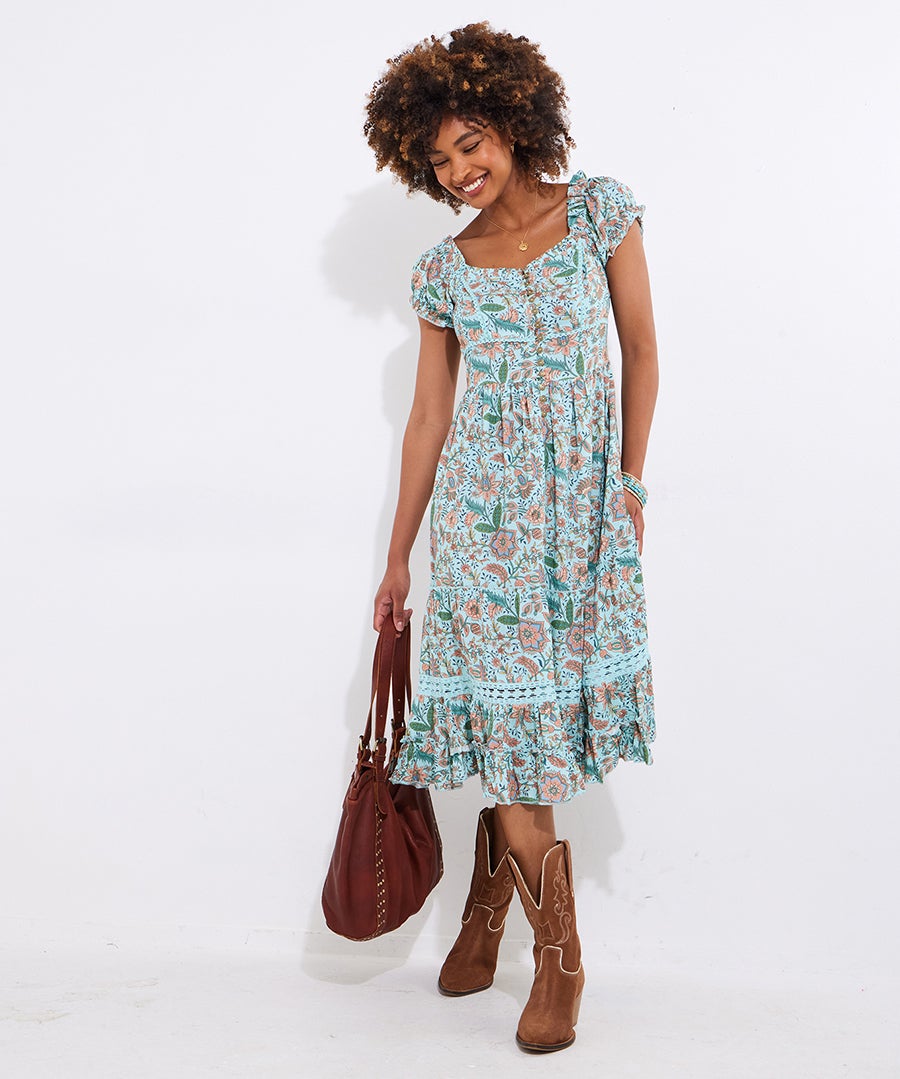 Sweetheart Midi Dress image number 2