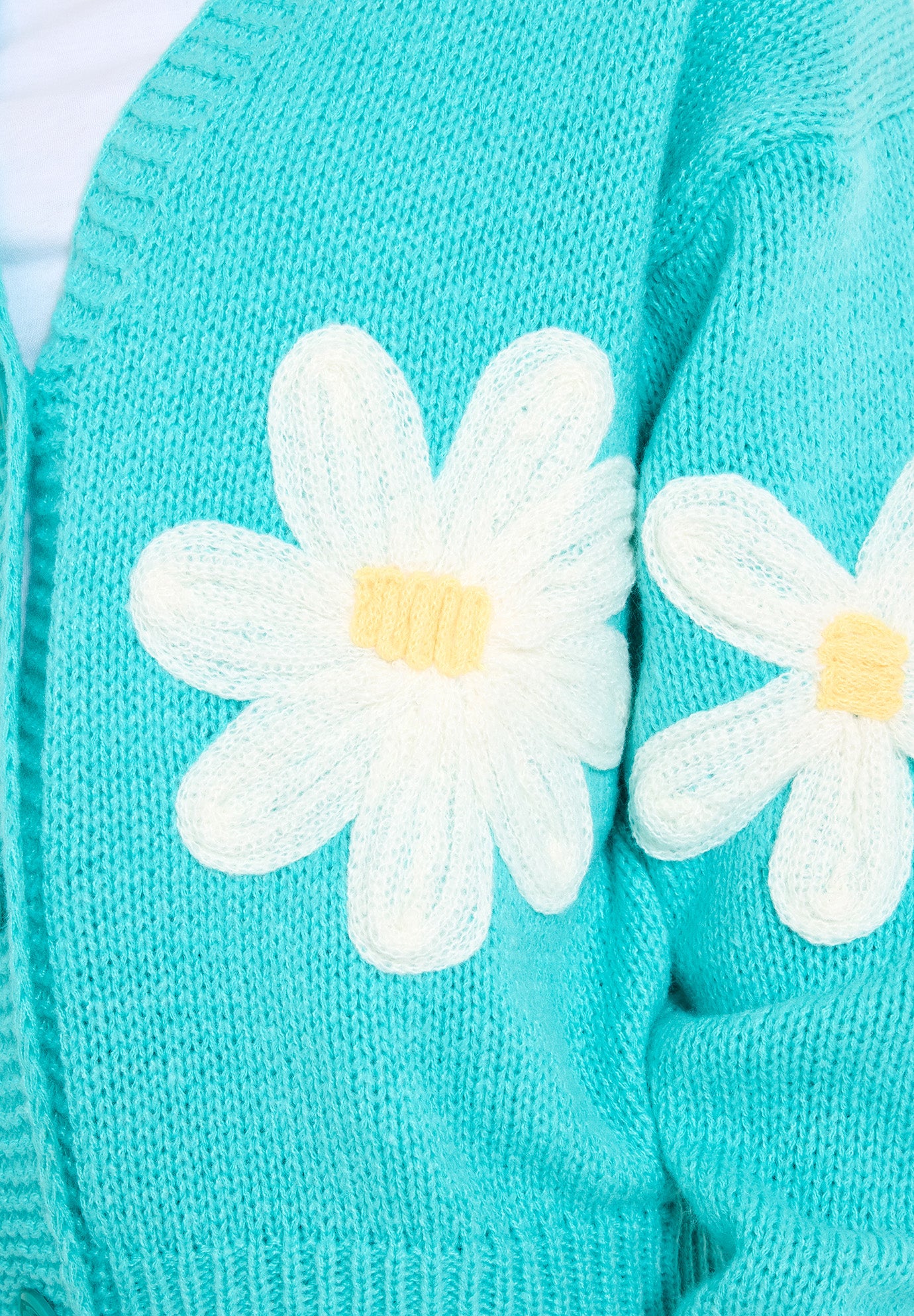 V-Neck Daisy Cardigan image number 2