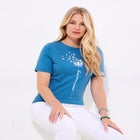 Cotton Slub Graphic Tee image number null